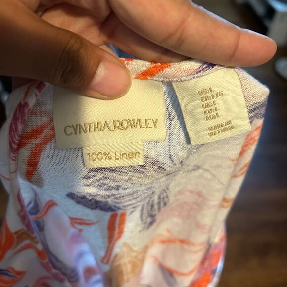 Cynthia Rowley Linen Blouse - Picture 3 of 3